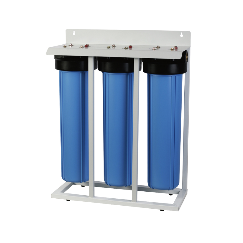 Three-stage 20-inch Big Fat Series Iron Frame Whole-House Water Purification System
